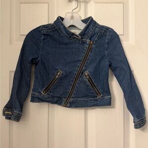 Tucker + Tate girl’s denim moto jacket